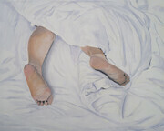 Her Feet  16 x 20''  oil on canvas  NFS at this time