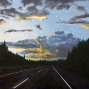 The Road Home 12" x 12" (oil)  SOLD