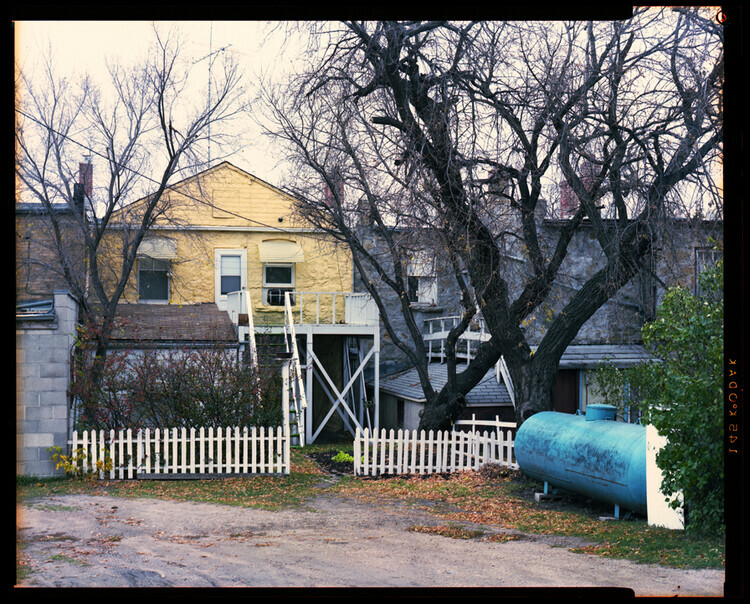 Yellow House Alley, Boissevain, Manitoba 1983