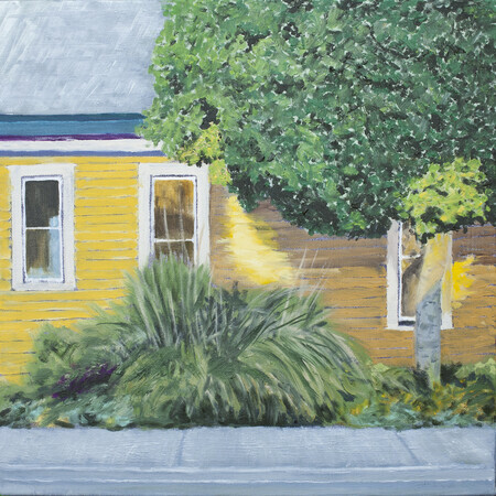 Yellow House, James Bay  12" x 12" (oil on canvas)